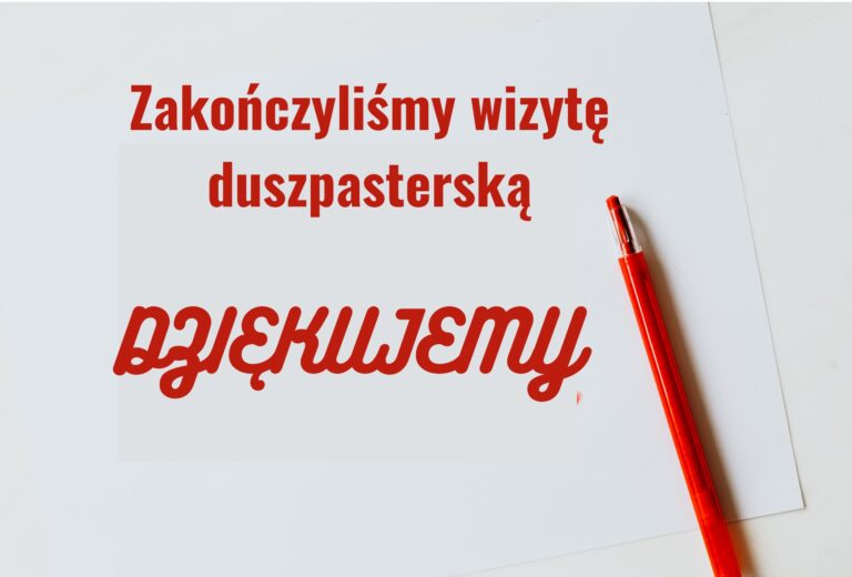 Podsumowanie wizyty duszpasterskiej